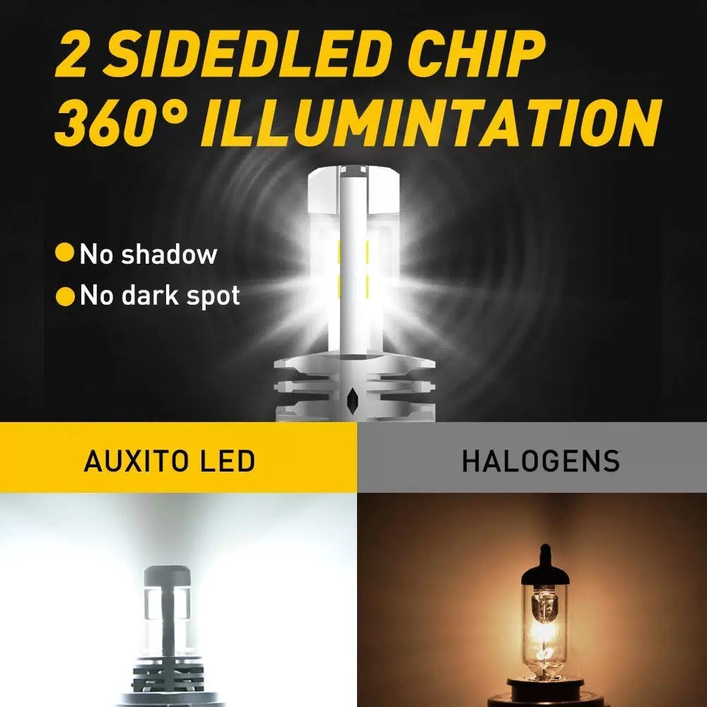 For Motorcycle H4 LED Hi/Lo Beam Front Light Bulb Super Bright Headlight M4 EOA 6B93BC-57 [6]