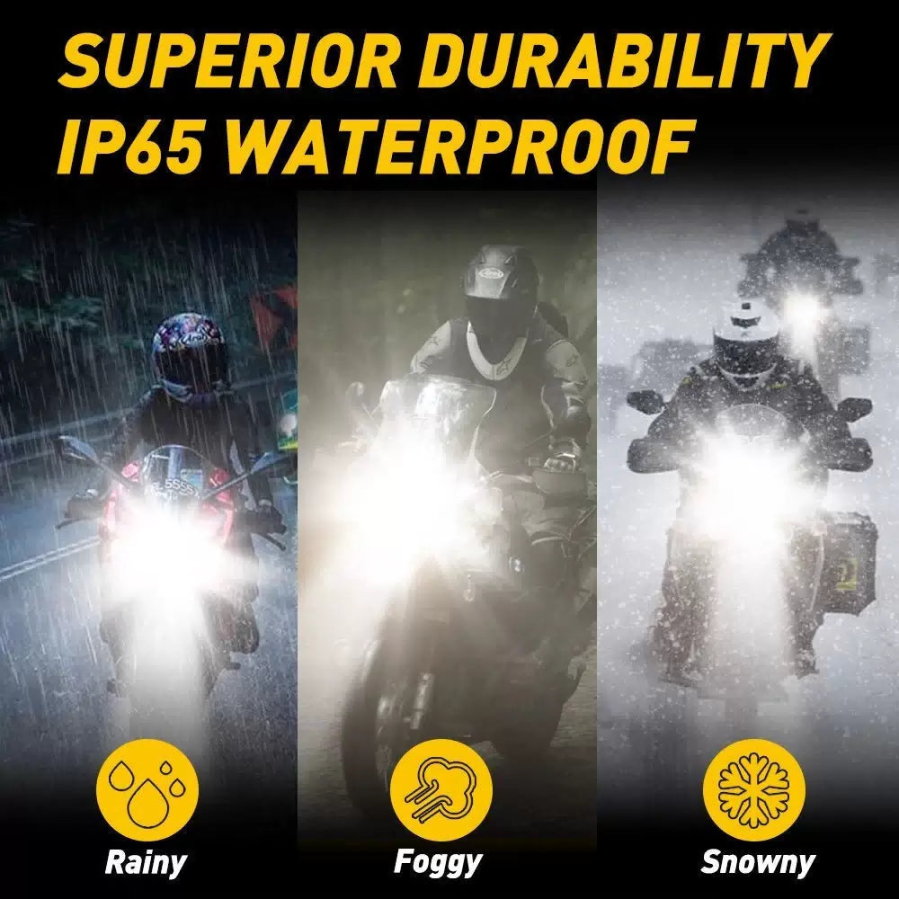 For Motorcycle H4 LED Hi/Lo Beam Front Light Bulb Super Bright Headlight M4 EOA 6B93BC-57 [8]