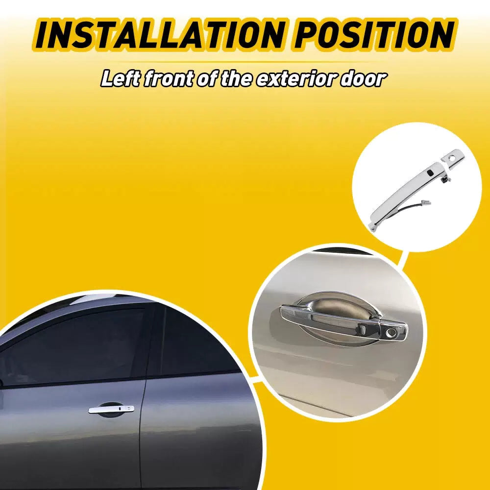 For Murano Nissan Rogue Front Right Passenger Exterior Door Handle Smart Entry 6B93BC-57 [2]