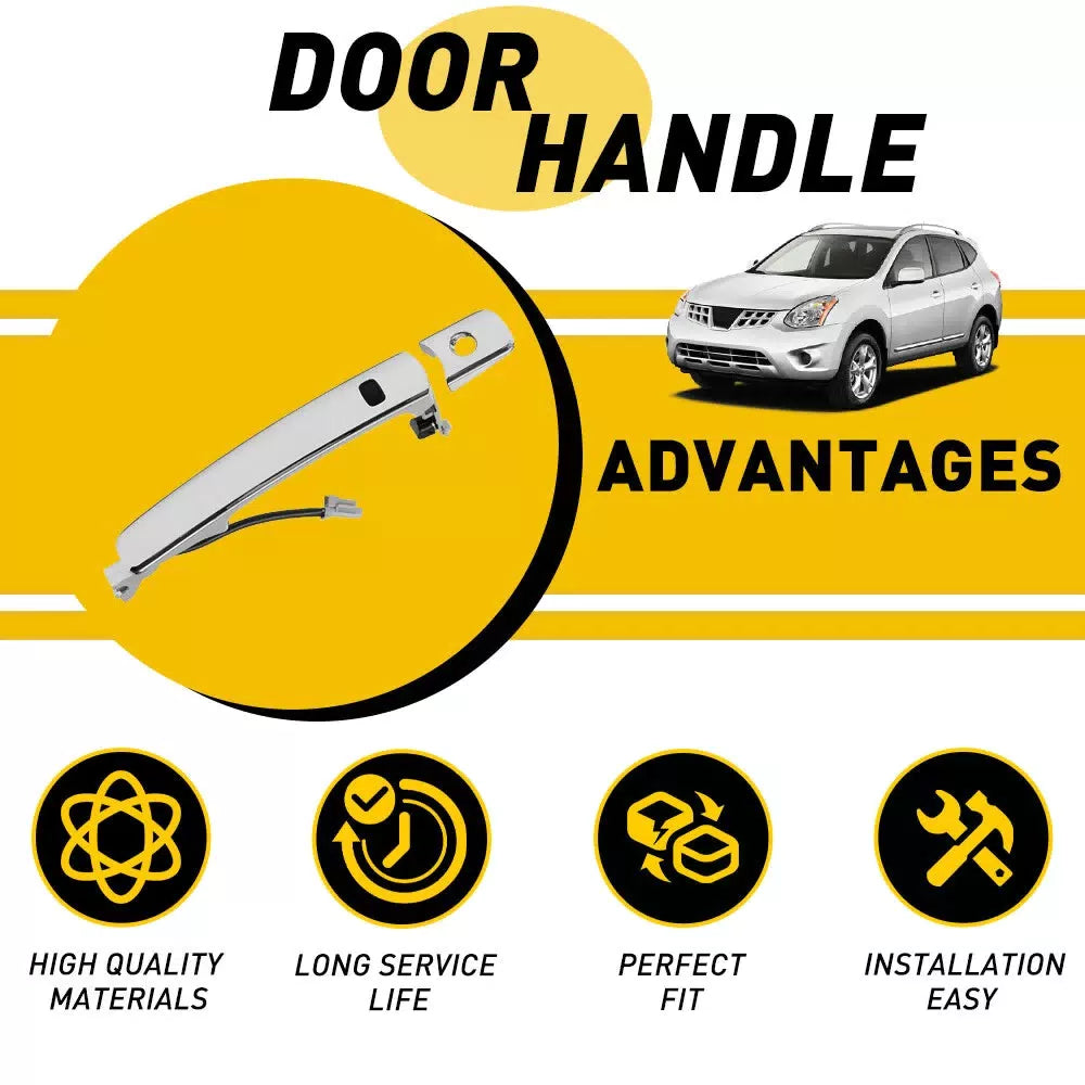 For Murano Nissan Rogue Front Right Passenger Exterior Door Handle Smart Entry 6B93BC-57 [8]