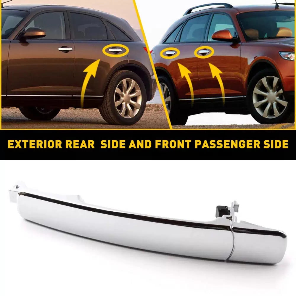 For Nissan Rogue 2008-2013 Car Outside Chrome Rear Left Door Handle 80640-CA012 6B93BC-57 [10]