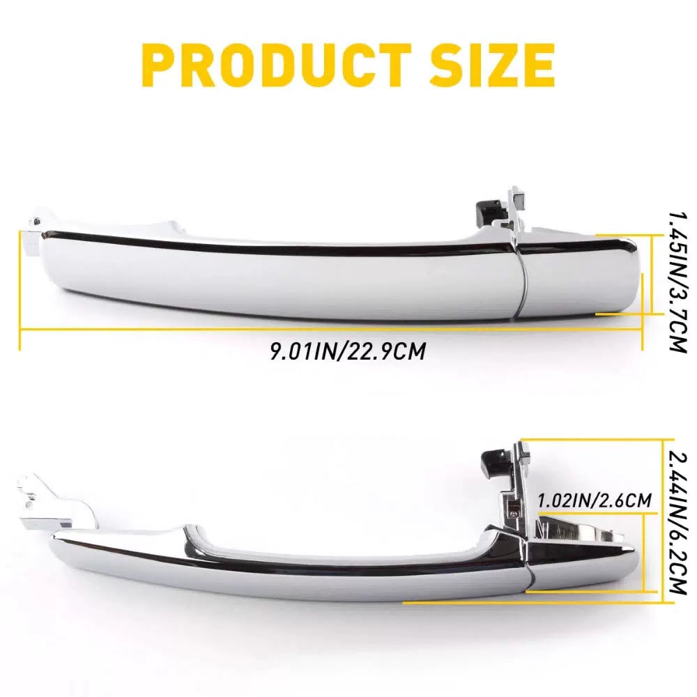 For Nissan Rogue 2008-2013 Car Outside Chrome Rear Left Door Handle 80640-CA012 6B93BC-57 [2]