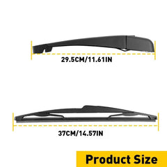 For Nissan Versa 2007-12 Hatchback Rear Windshield Back Wiper Arm Blade Set 6B93BC-57 [2]