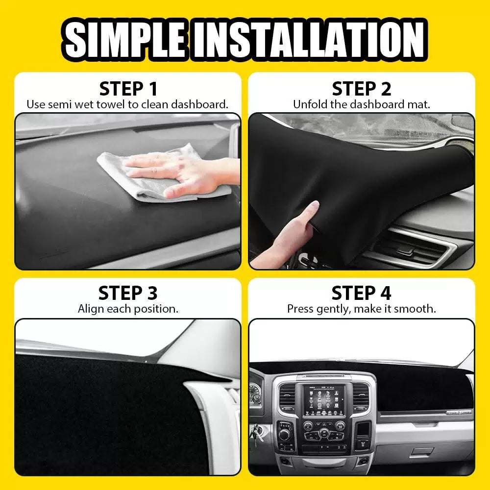 For Ram 1500 2500 3500 2011-2018 Dashboard Cover Dashmat Dash Mat Protector EOA 6B93BC-57 [10]