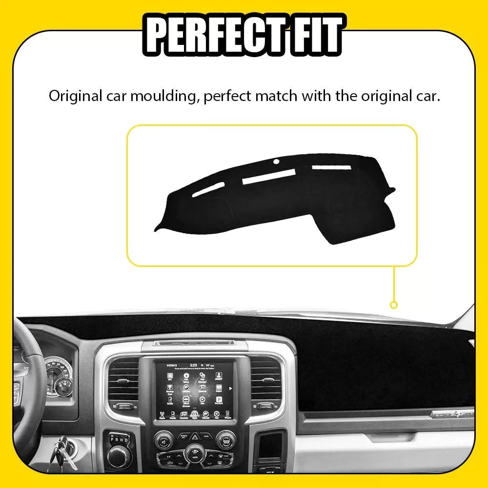 For Ram 1500 2500 3500 2011-2018 Dashboard Cover Dashmat Dash Mat Protector EOA 6B93BC-57 [4]