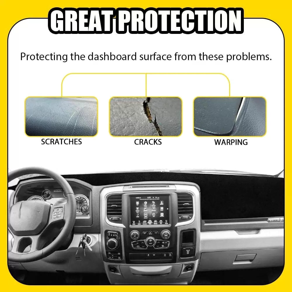 For Ram 1500 2500 3500 2011-2018 Dashboard Cover Dashmat Dash Mat Protector EOA 6B93BC-57 [5]