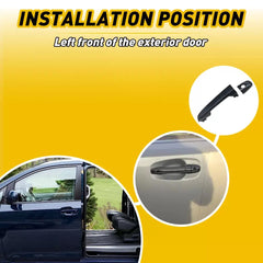 For Sienna Toyota Exterior Door Handle Front, Driver Side Primed (2011 - 2016) 6B93BC-57 [3]