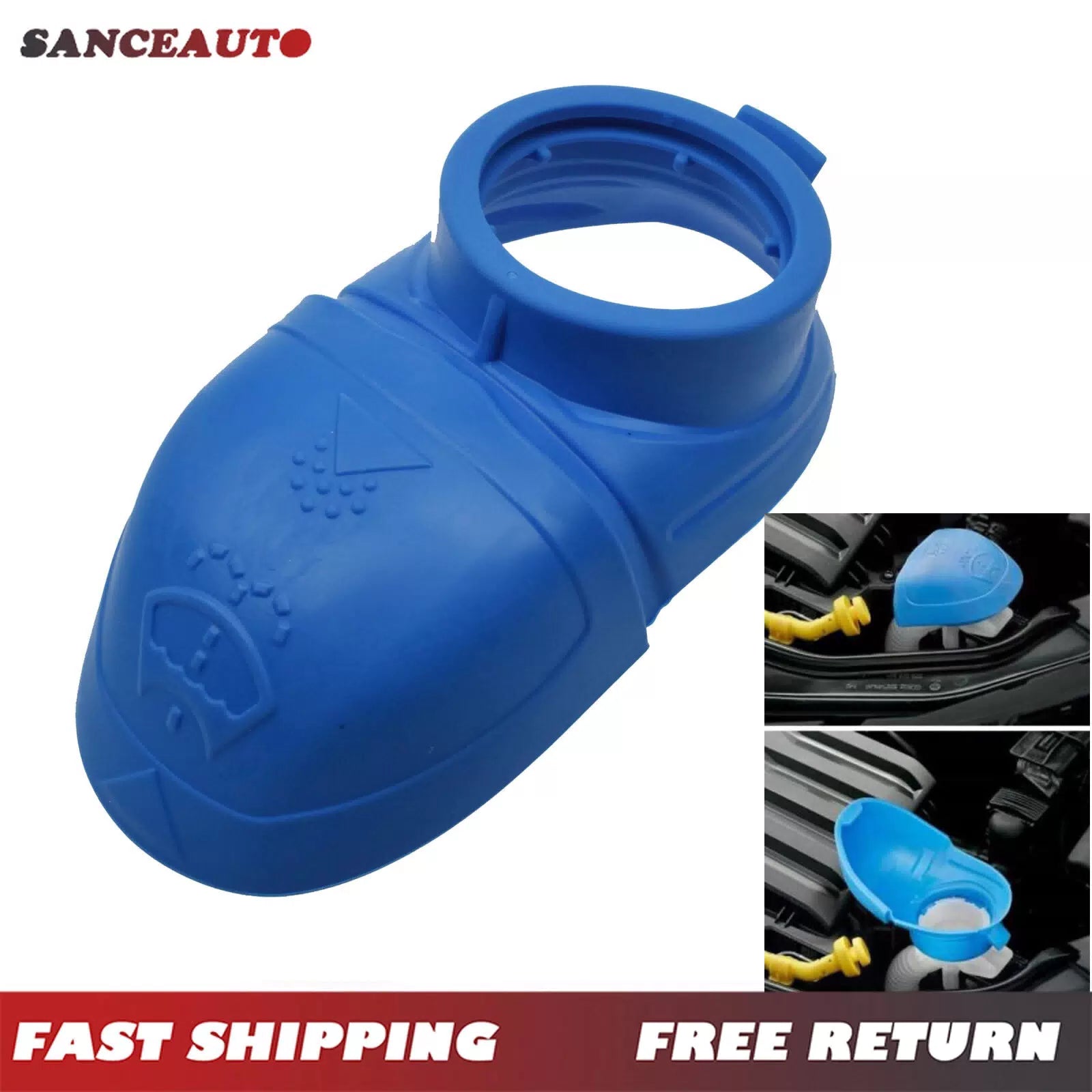For Skoda Windshield Glass Cleaning Tank Spray Bottle Cover 6V0955485 000096706 6B93BC-57 [1]