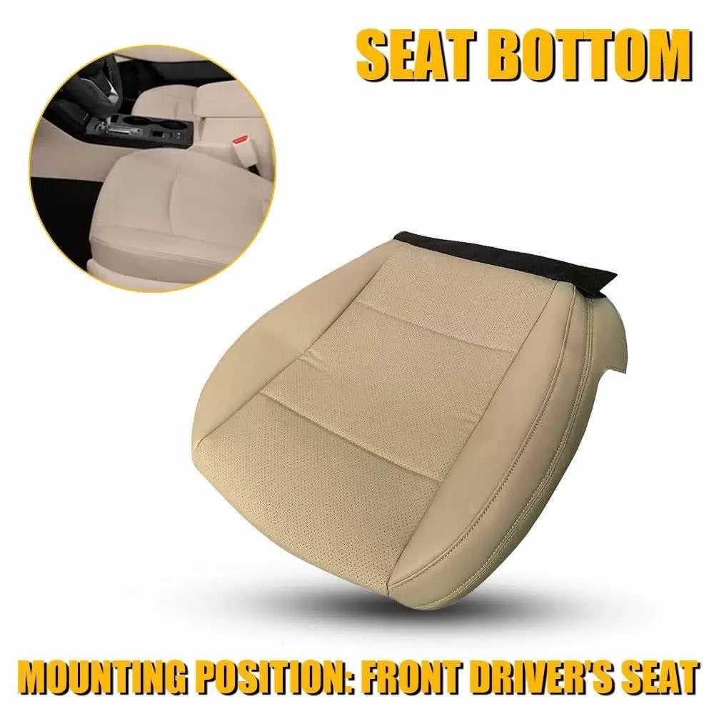 For Subaru Outback 2015-2017 Driver Perforated Leather Bottom Seat Cover Tan EA 6B93BC-57 [1]