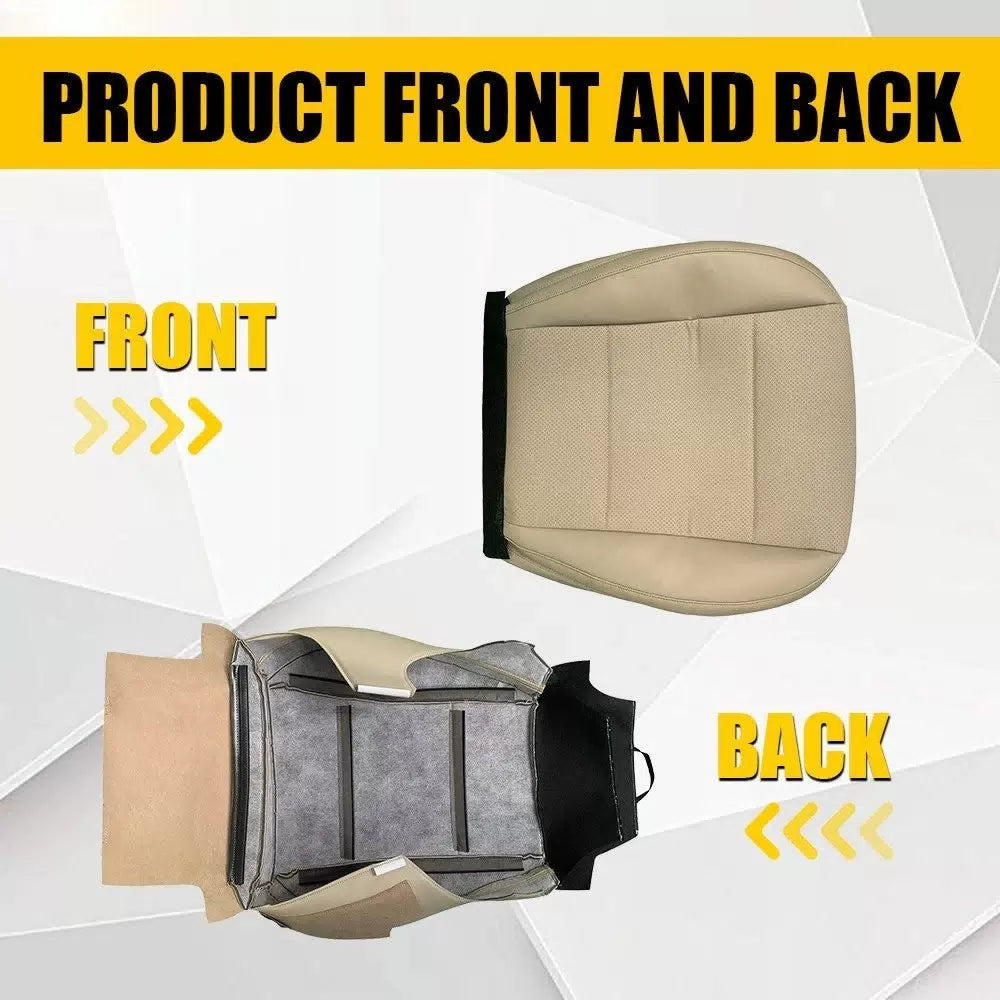 For Subaru Outback 2015-2017 Driver Perforated Leather Bottom Seat Cover Tan EA 6B93BC-57 [11]