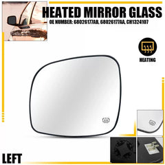For TOWN 2008-16 COUNTRY 2008-20 & GRAND CARAVAN Mirror Glass Heated Driver Side 6B93BC-57 [1]