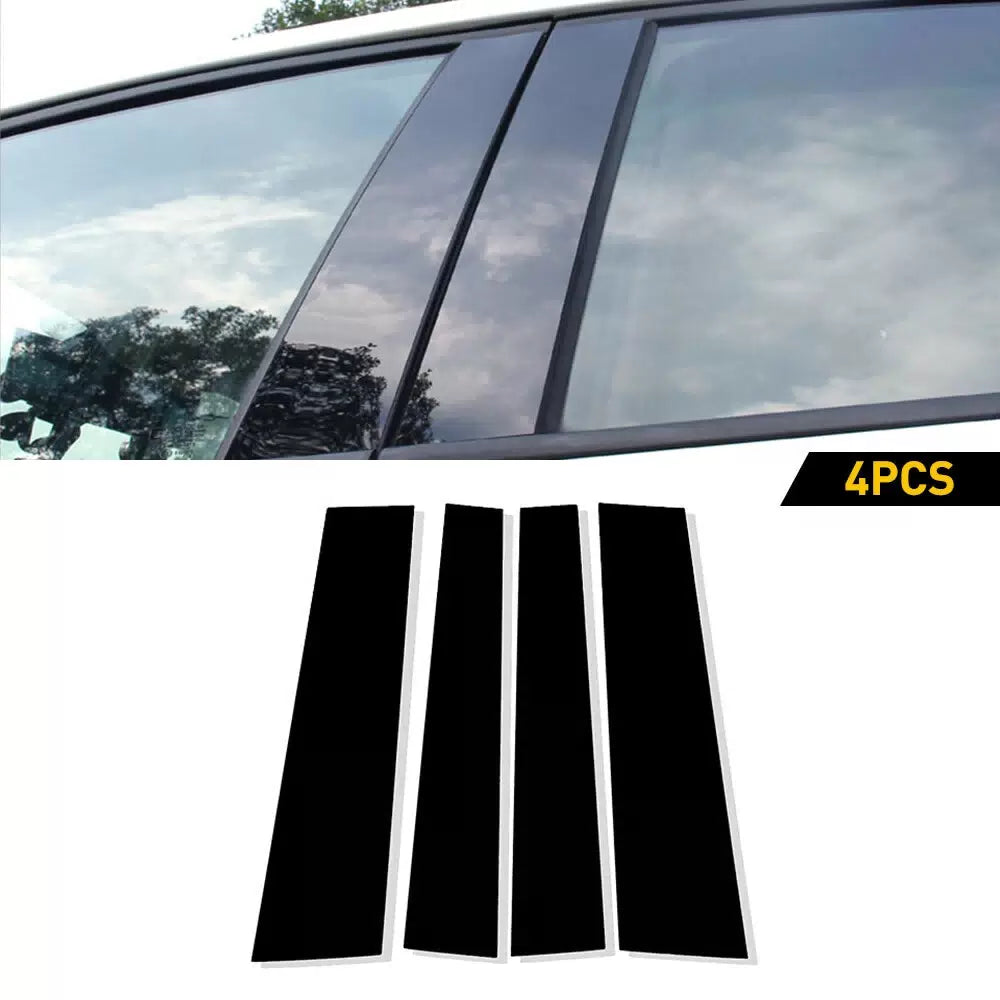 For TOYOTA Tundra Double Cab 2007-2021 Black Pillar Posts Door Window Cover EOA 6B93BC-57 [11]