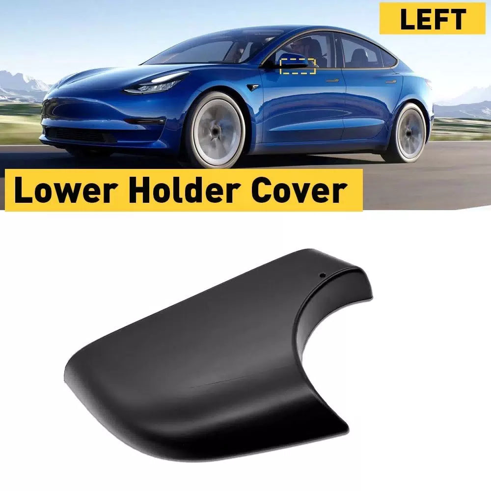 For Tesla 2017-2022 Model 3 Black Left Side Rearview Mirror Cover Lower Holder 6B93BC-57 [1]