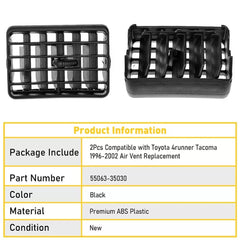 For Toyota 1996-2002 Air Dash Vent 4runner Center Set Of 2 x 55063-35030 EOA 6B93BC-57 [2]
