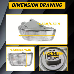 For Toyota 2003-2005 4Runner Front Bumper Turn Signal Lights DRL Lamps Assembly 6B93BC-57 [3]