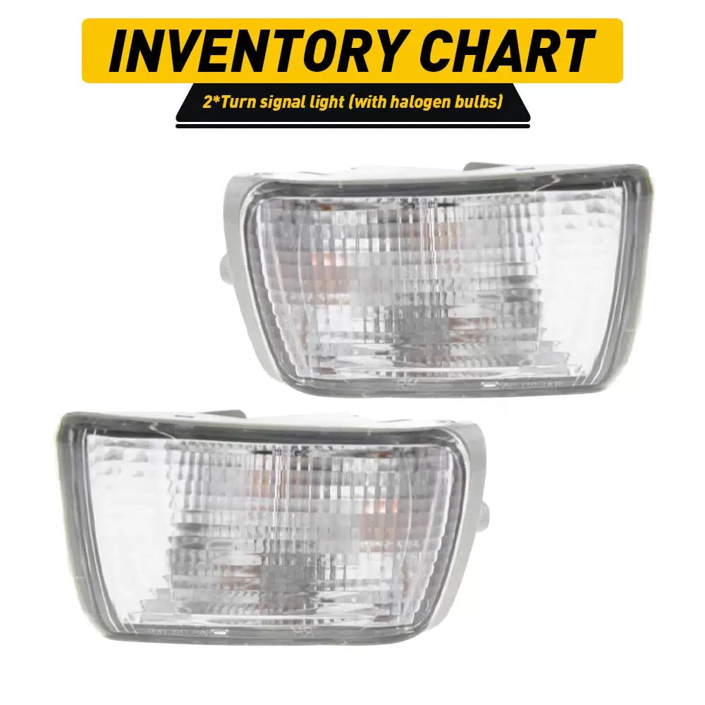 For Toyota 2003-2005 4Runner Front Bumper Turn Signal Lights DRL Lamps Assembly 6B93BC-57 [5]