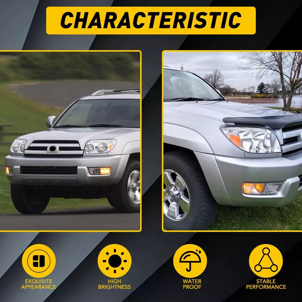 For Toyota 2003-2005 4Runner Front Bumper Turn Signal Lights DRL Lamps Assembly 6B93BC-57 [6]