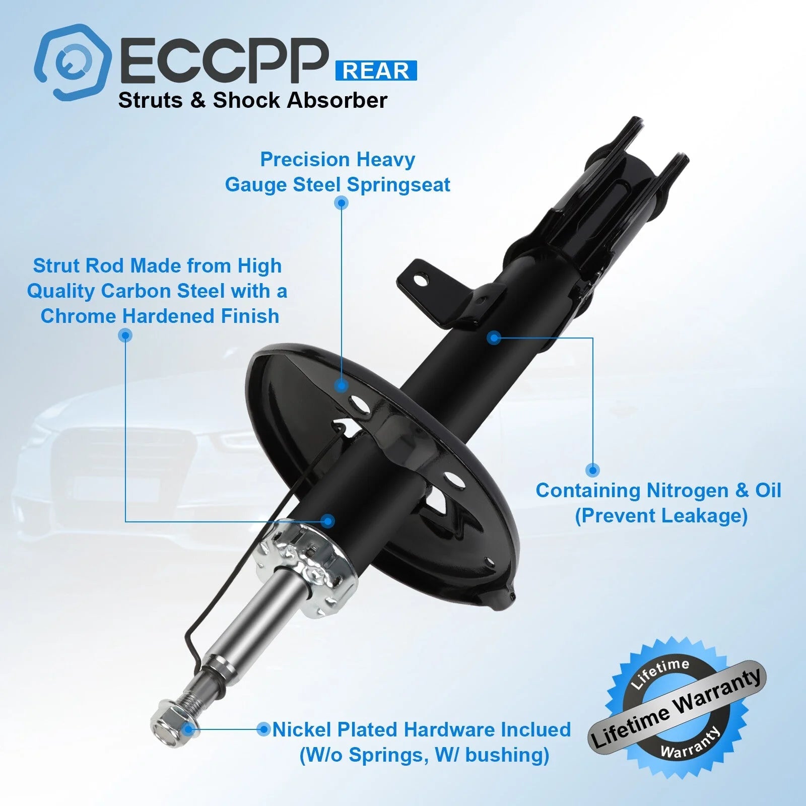 For Toyota Avalon 1997-2003 Toyota Camry 1997-2001 Rear LH RH Shocks Struts KOEEP [2]