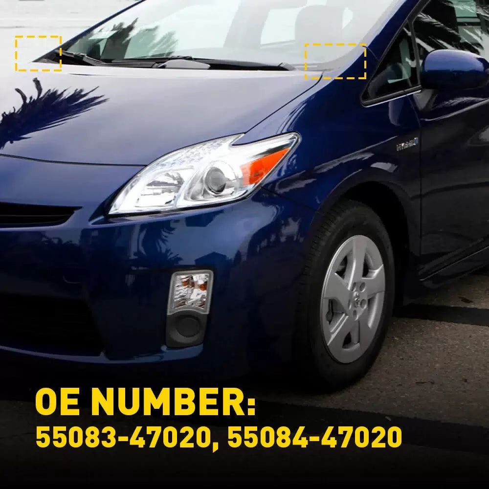 For Toyota Prius 2010-15 Front Windshield Wiper Side Cowl Extension Cover Trim A 6B93BC-57 [6]