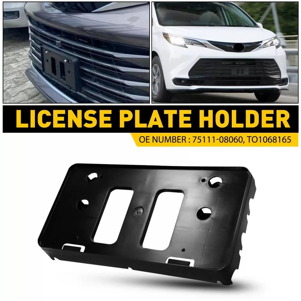 For Toyota Sienna 2021 2022 2023 Front License Plate Frame Tag Holder Bracket EA 6B93BC-57 [1]
