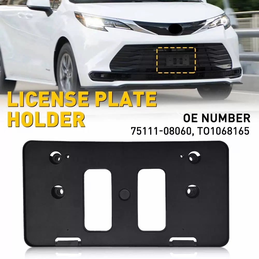 For Toyota Sienna 2021 2022 2023 Front License Plate Frame Tag Holder Bracket EA 6B93BC-57 [11]