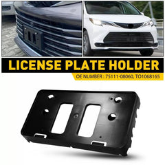 For Toyota Sienna 2021 2022 2023 Front License Plate Frame Tag Holder Bracket EA 6B93BC-57 [1]