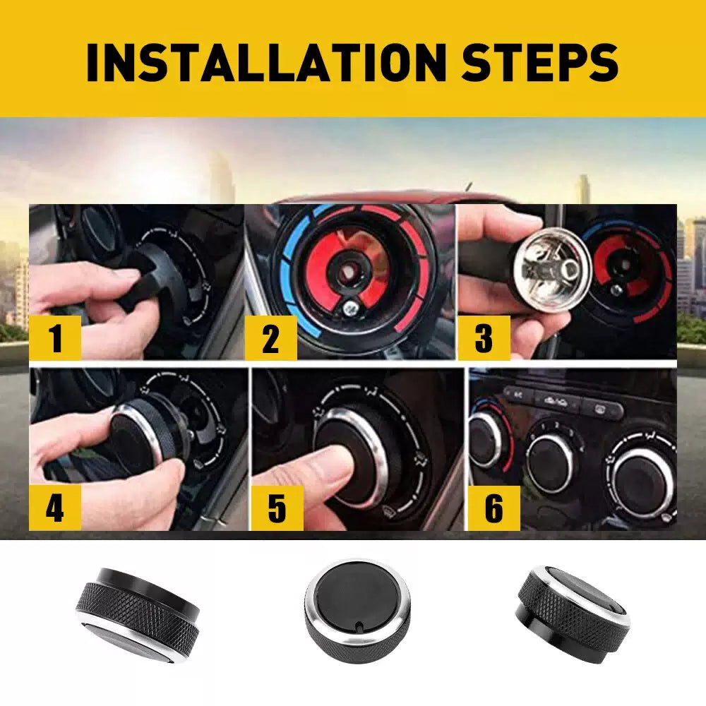 For Toyota Tacoma Vios Platz Control Knob of Heater A/C Temperature HVAC Fan EOA 6B93BC-57 [3]