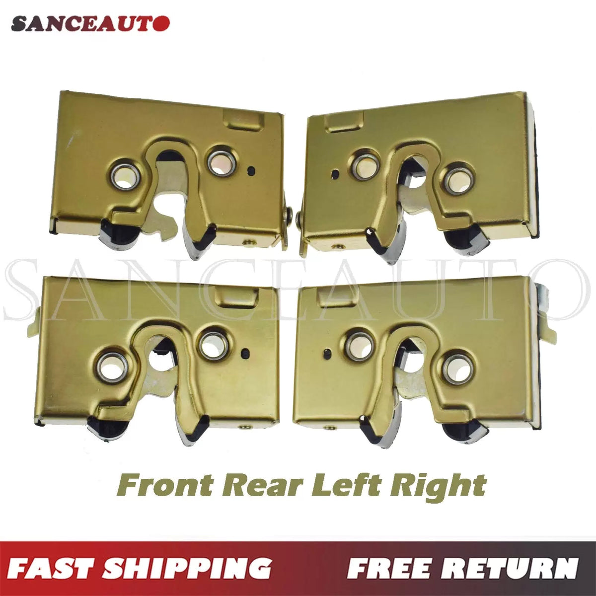 For VW Rabbit Cabriolet Jetta Door Lock Box Catch Latch Front Rear LH RH 4pcs 6B93BC-57 [1]