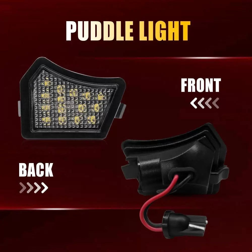 For Volvo C30/C70/S80 II 2007-2013 LED Under Side Mirror Puddle Light White EOA [8]