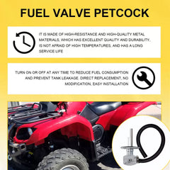 For Yamaha GRIZZLY 660 YFM660F YFM66F 2002-08 Fuel Tank Petcock Switch Valve EOA 6B93BC-57 [4]