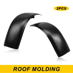 For thru 99 07 Super Duty Ford Cab Corner Moldings RH & LH PAIR -Reg & Crew ONLY 6B93BC-57 [1]