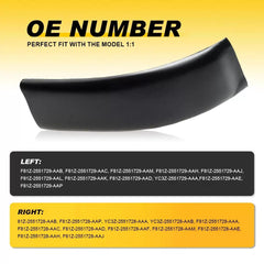 For thru 99 07 Super Duty Ford Cab Corner Moldings RH & LH PAIR -Reg & Crew ONLY 6B93BC-57 [4]