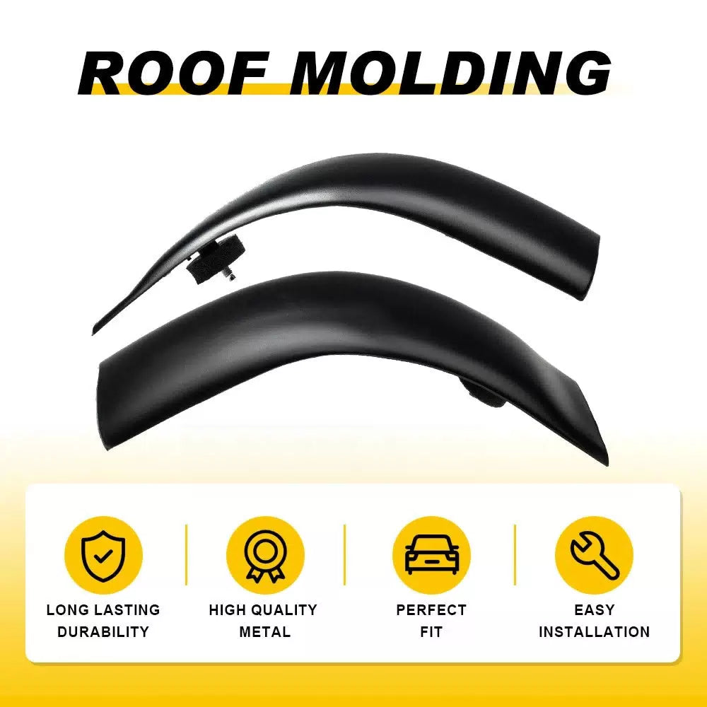 For thru 99 07 Super Duty Ford Cab Corner Moldings RH & LH PAIR -Reg & Crew ONLY 6B93BC-57 [6]