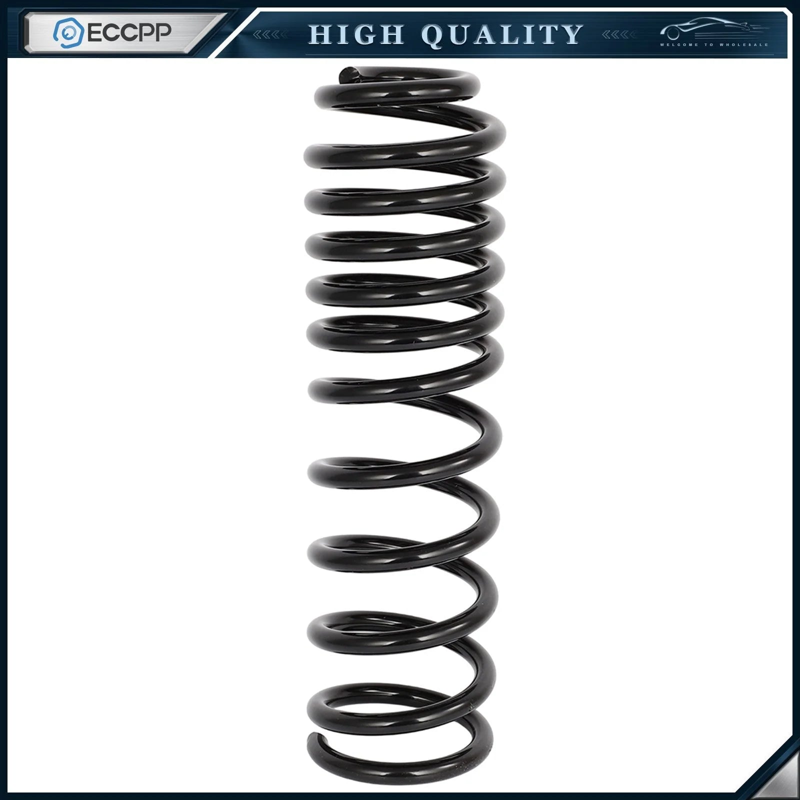 Front 2pcs Coil Springs for Jeep Cherokee 84-96 Comanche 89-92 Wagoneer 84-87 KOEEP [4]