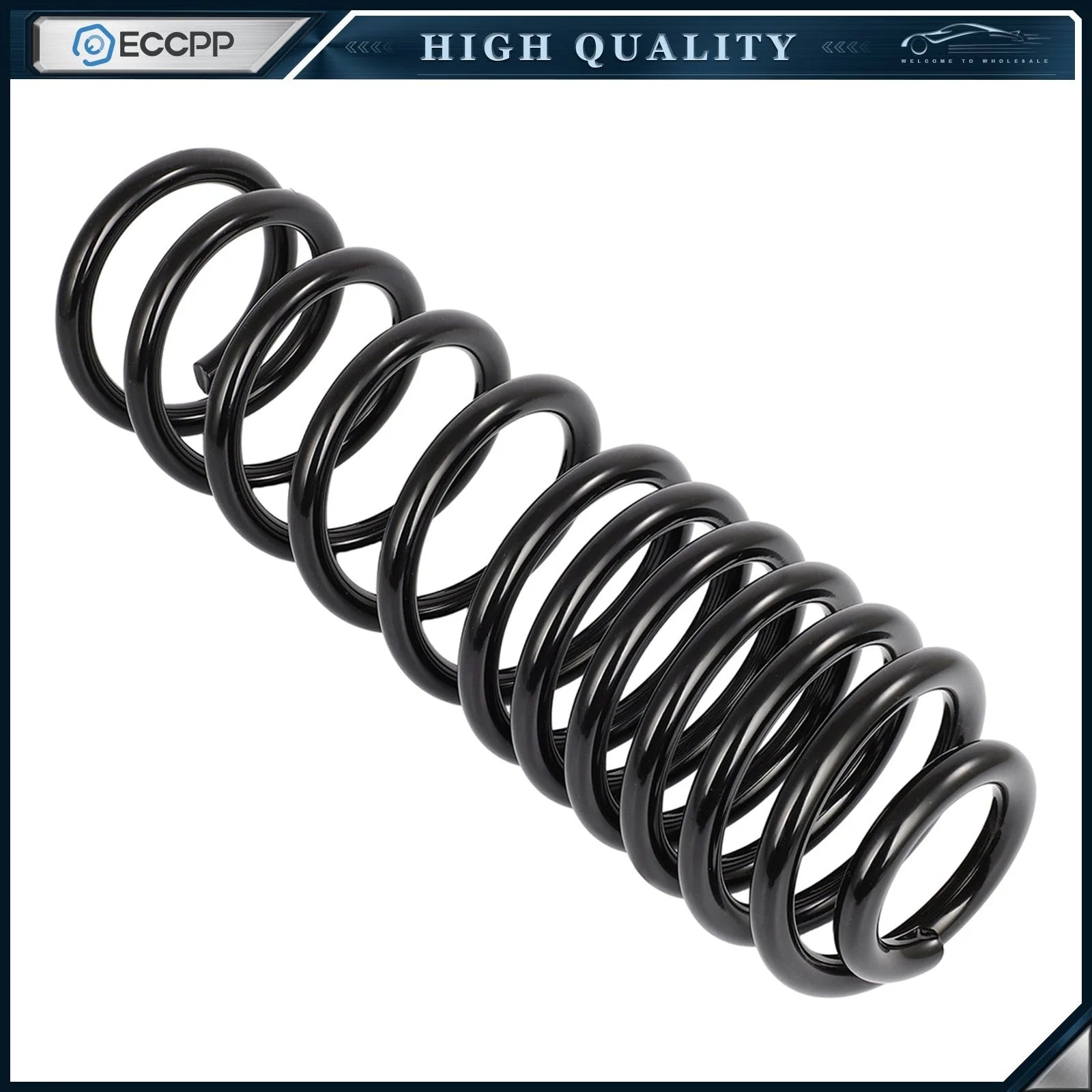 Front 2pcs Coil Springs for Jeep Cherokee 84-96 Comanche 89-92 Wagoneer 84-87 KOEEP [5]