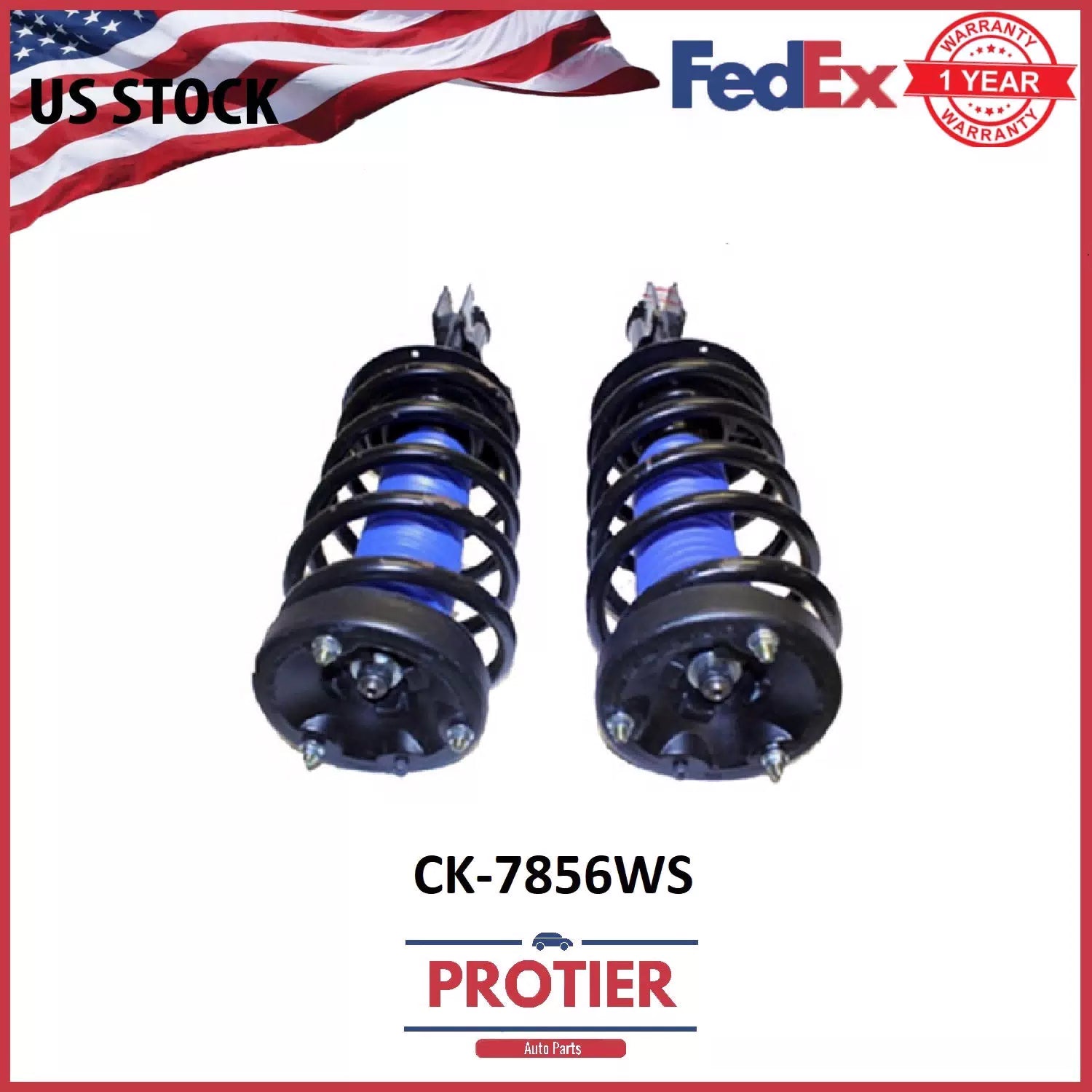 Front Air Spring to Coil Spring Conversion Kit for 00-06 BMW X5 w/ Shocks 6B93BC-57 [1]