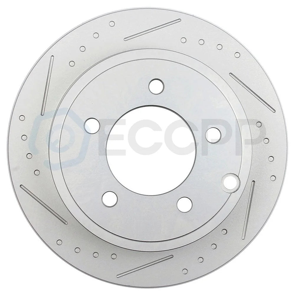 Front And Rear Brake Rotors Kit For 2007-2010 Dodge Caliber 07-17 Jeep Compass KOEEP [7]