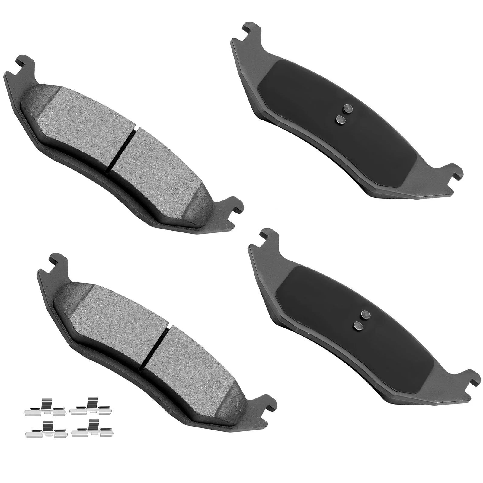 Front And Rear Brake Rotors & Pads For Chrysler Aspe 07 2008 2009 Dodge Durango KOEEP [6]