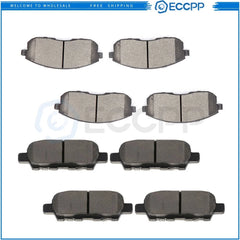 Front And Rear Ceramic Brake Pads For 2003 2004 - 2005 Infiniti G35 Nissan 350Z KOEEP [1]
