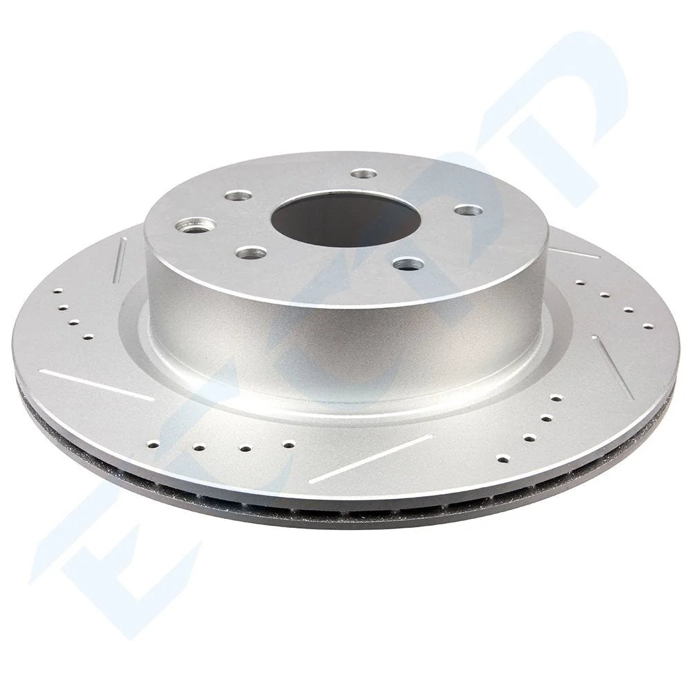 Front And Rear Drill Slot Brake Rotor For Infiniti EX35 G37X M35 Q40 350Z Maxima 6B93BC-57 [10]