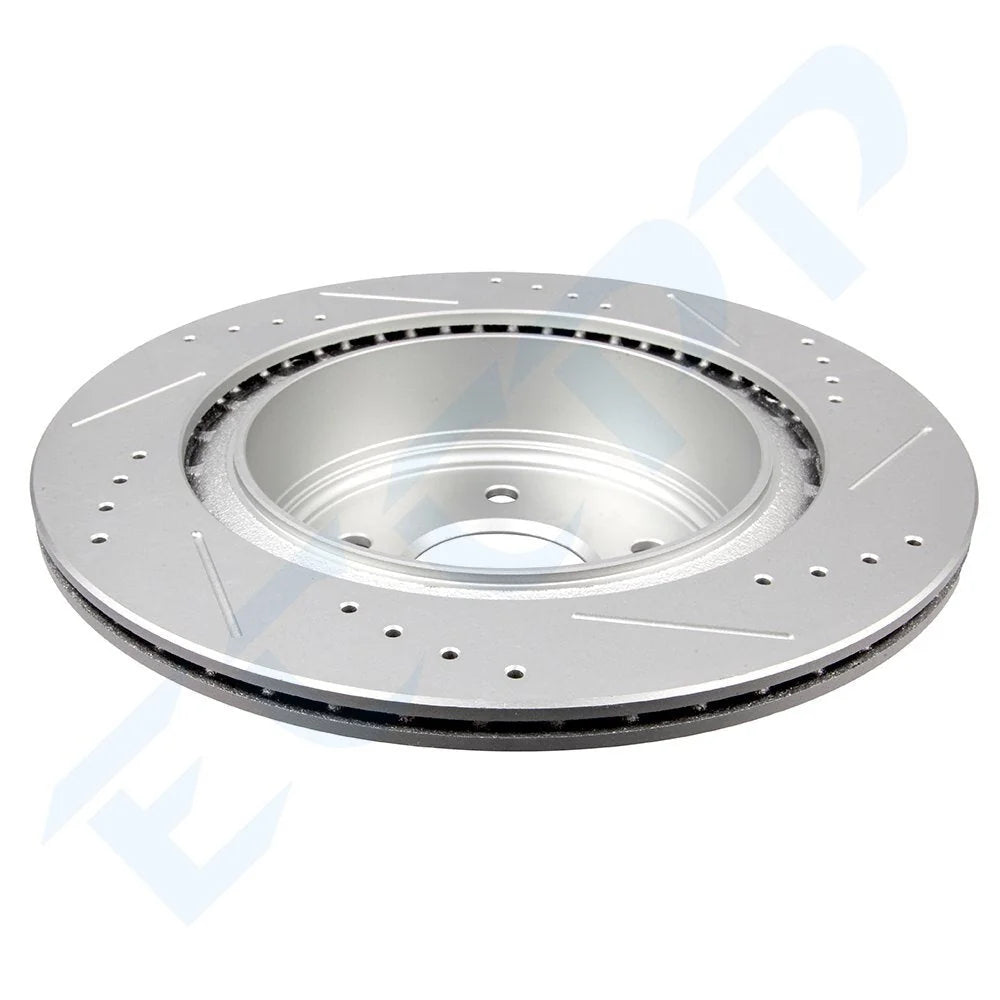 Front And Rear Drill Slot Brake Rotor For Infiniti EX35 G37X M35 Q40 350Z Maxima 6B93BC-57 [9]