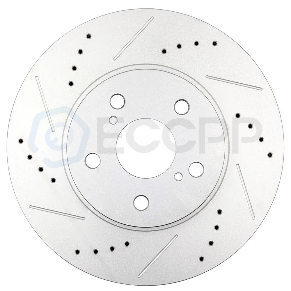 Front Brake Calipers Brake Rotors Brake Pads Set 8Pcs For 2005-2006 Toyota Camry 6B93BC-57 [4]