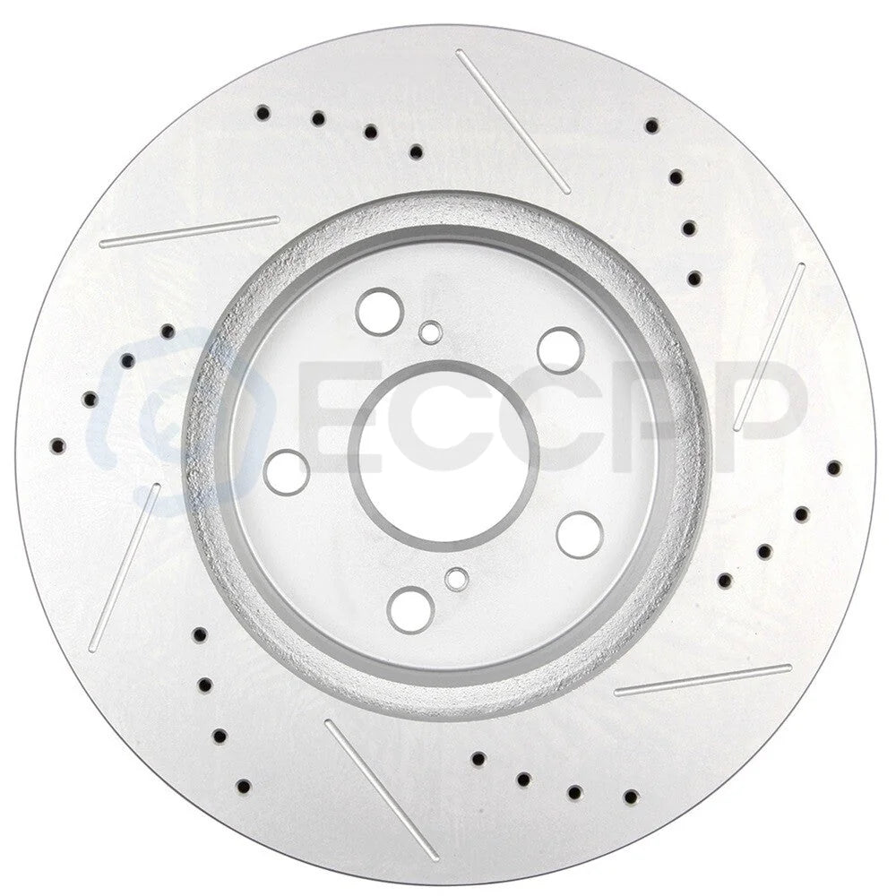 Front Brake Calipers Brake Rotors Brake Pads Set 8Pcs For 2005-2006 Toyota Camry 6B93BC-57 [7]