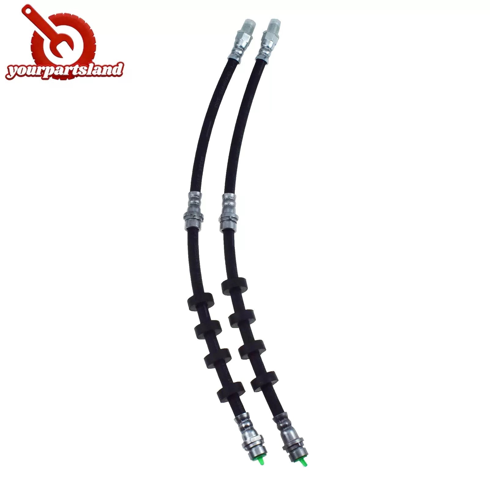 Front Brake Hose 2Pcs For 08-12 Ford Escape 08-11 Mazda Tribute Mercury Mariner 6B93BC-57 [10]