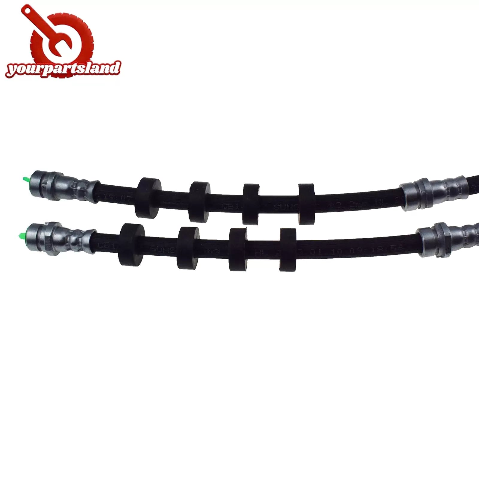 Front Brake Hose 2Pcs For 08-12 Ford Escape 08-11 Mazda Tribute Mercury Mariner 6B93BC-57 [6]