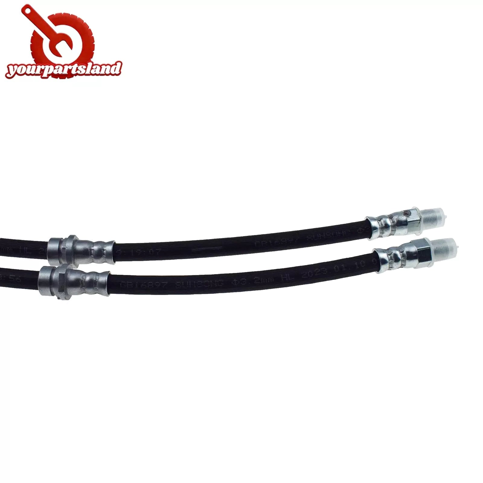 Front Brake Hose 2Pcs For 08-12 Ford Escape 08-11 Mazda Tribute Mercury Mariner 6B93BC-57 [9]