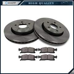 Front Brake Rotors Discs And Ceramic Pads For Dodge Durango Jeep Grand Cherokee KOEEP [1]