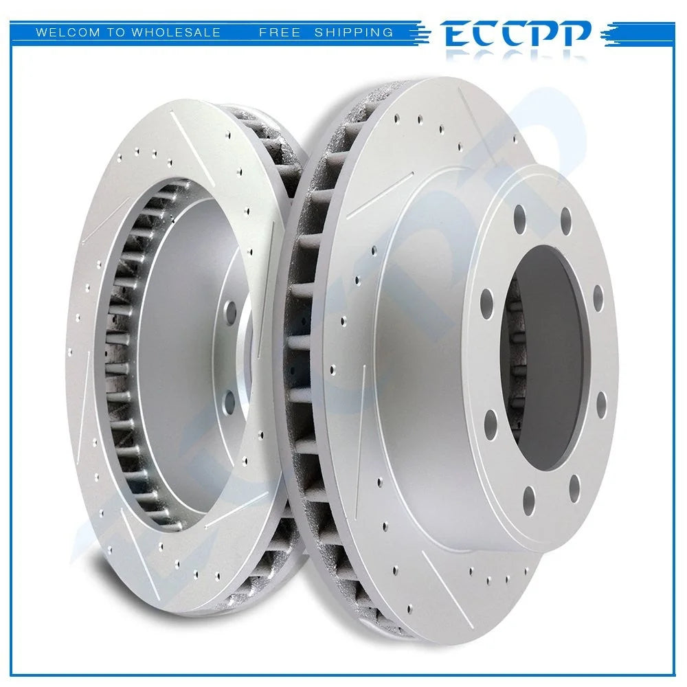 Front Brake Rotors Kit For FORD EXCURSION F-250 F-350 F-450 F-550 SUPER DUTY 6B93BC-57 [1]