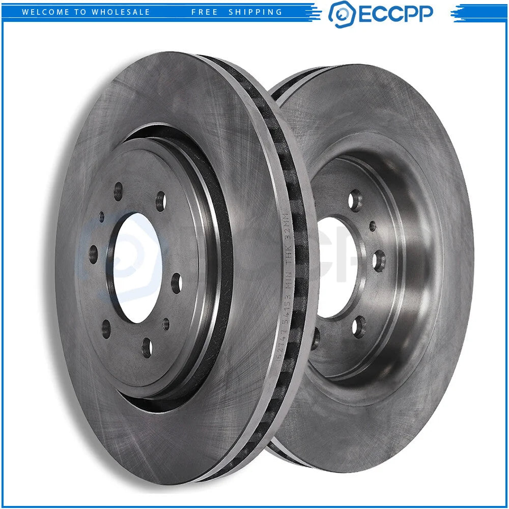 Front Brake Rotors Pair 2 for Lincoln Navigator Ford Expedition 2010-2020 F-150 6B93BC-57 [1]