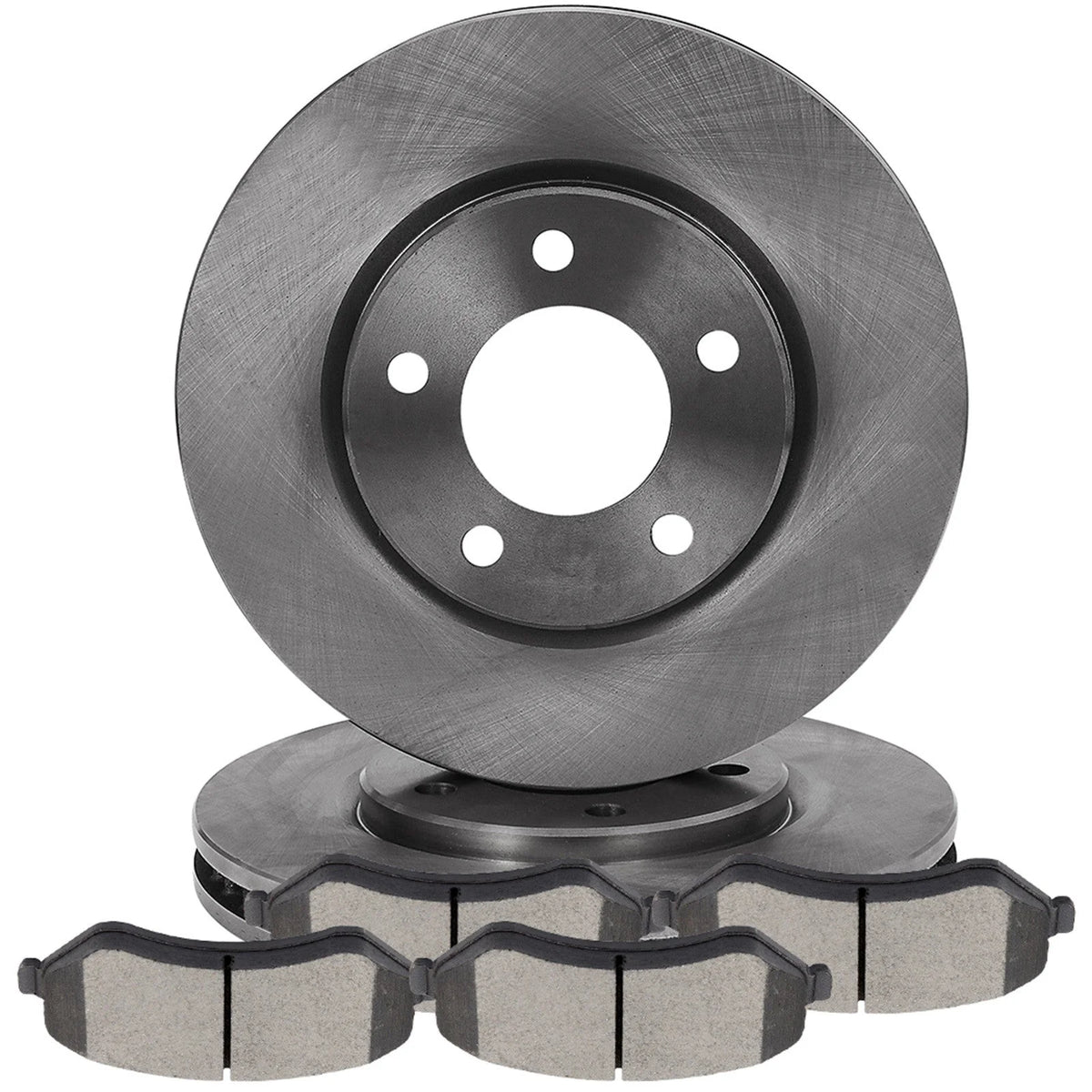 Front Brake Rotors + Ceramic Pads For Dodge Grand Caravan Town & Country KOEEP [1]